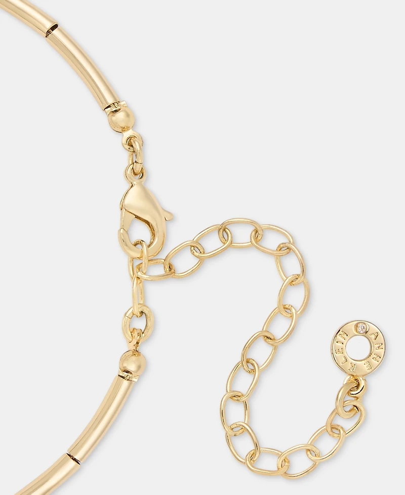 Anne Klein Crystal Butterfly Collar Necklace, 16" + 3" extender