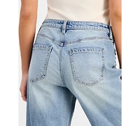 And Now This Petite Studded Wide-Leg Jeans, Macy's Exclusive