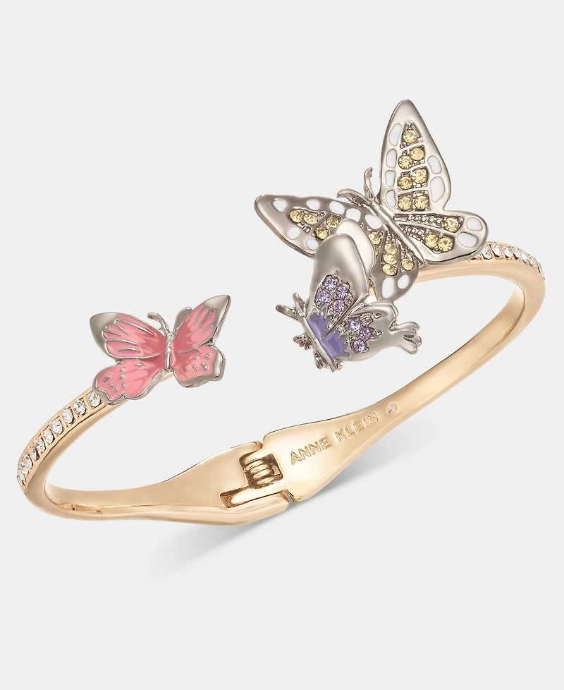 Anne Klein x Anjelica Roselyn Butterfly Motif Cuff Bracelet