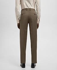 Mango Men's Stretch Fabric Super Slim-Fit Suit Trousers