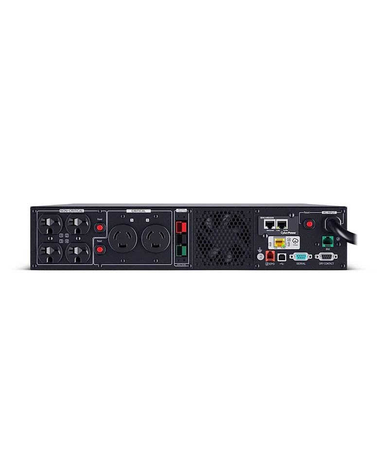 CyberPower PR3000RTXL2UHVACN 3000VA/3000W Smart App Sinewave Lcd Rack/Tower Ups System, Black