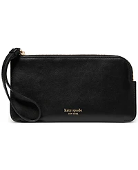 kate spade new york Zippy Smooth Leather Wristlet