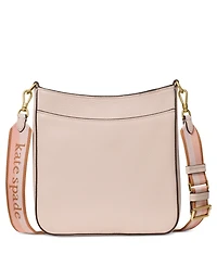 kate spade new york Hudson Small Pebbled Leather Messenger Crossbody