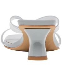 Dolce Vita Women's Brevel Vinyl Jelly Thong Low Block Heel Dress Sandals