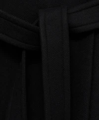 Mango Women's Belted Manteco Wool Coat