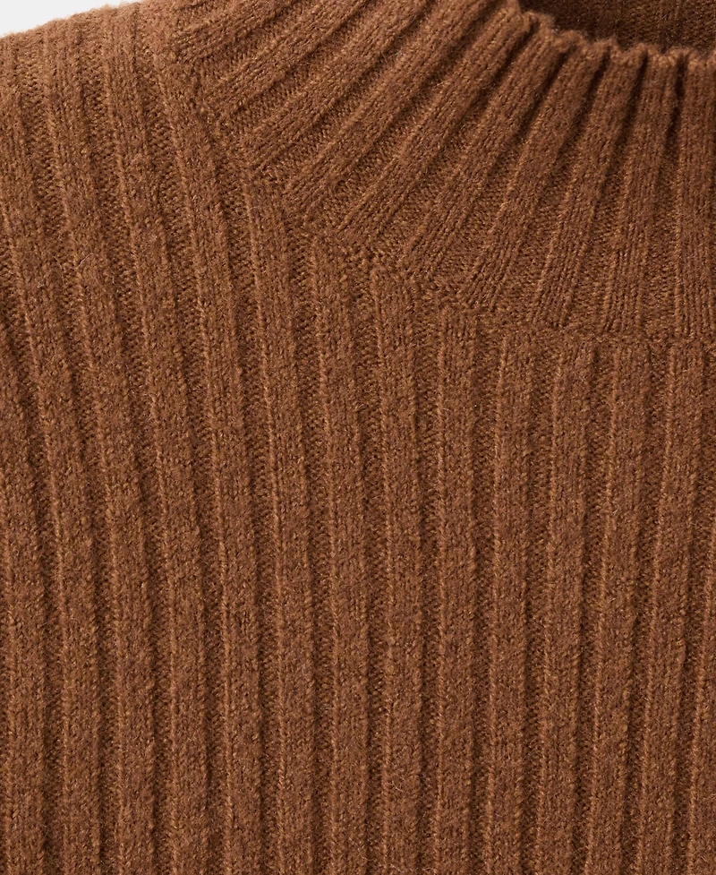 Mango Women's Perkins Neck Fitted Sweater