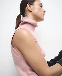 Mango Women's Turtleneck Knit Top
