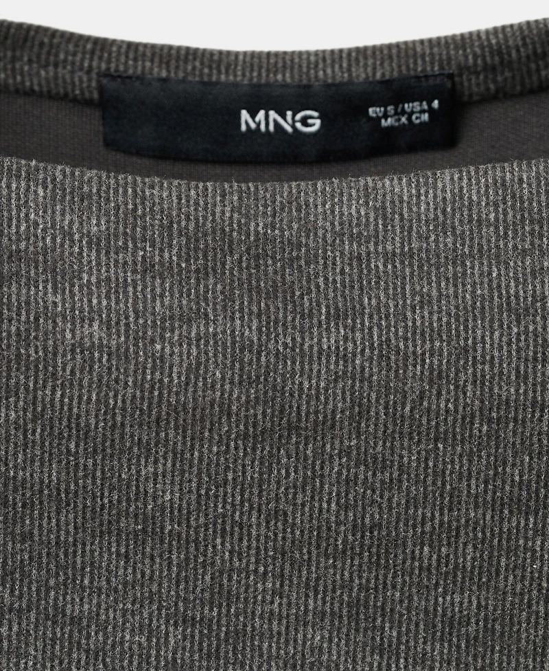 Mango Women's Fitted Sweater Dress