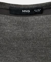 Mango Women's Fitted Sweater Dress