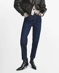 Mango Women's Mom2000 High-Rise Jeans