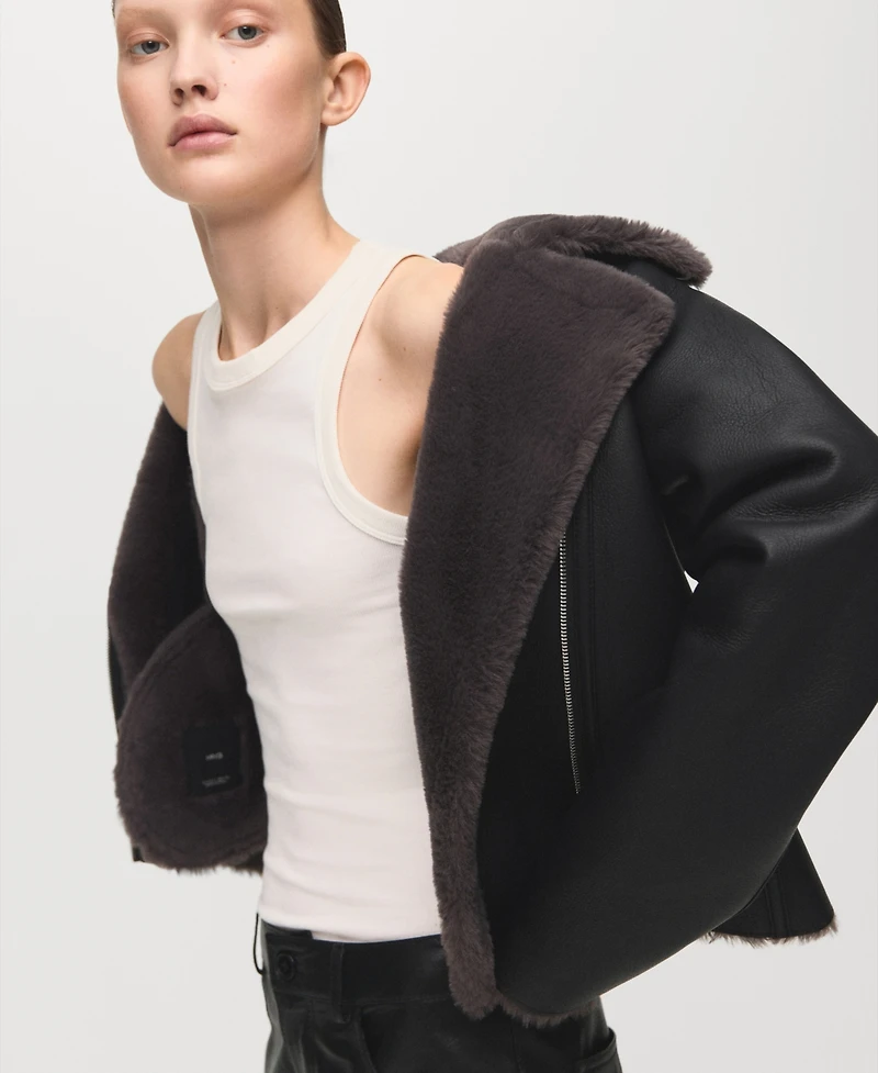 Mango Women's Biker Jacket