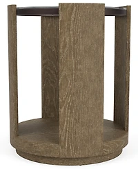 Furniture 24" Wood Dante Chairside Table
