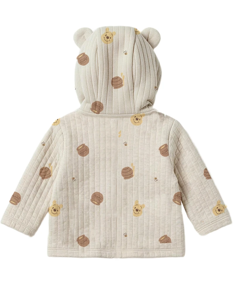 Disney Baby Boys' Pooh Jacket, Bodysuit & Pants, 3-Piece Set