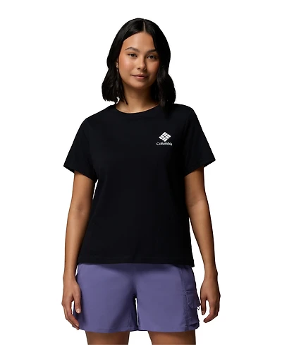 Columbia Women's Rolling Bend Graphic Short Sleeve Top