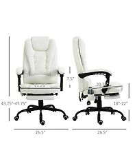Boyel Living 7-Point Vibrating Massage Office Chair High Back Adjustable Recliner