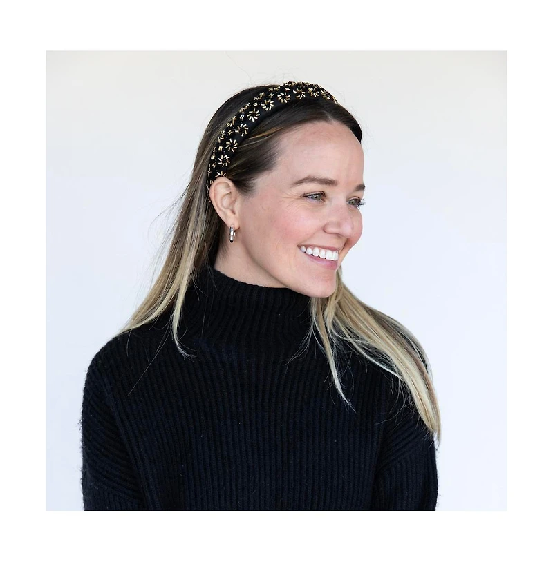 Headbands of Hope Women's Embellished Starburst Padded Headband