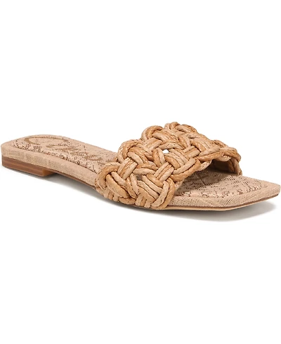 Circus Ny by Sam Edelman Women's Salma Woven Slip-On Flat Sandals