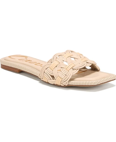 Circus Ny by Sam Edelman Women's Salma Woven Slip-On Flat Sandals