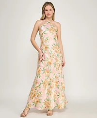Row A Women's Halter Neck Maxi Dress