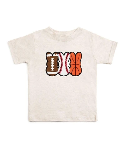 Sweet Wink Little Boys Sports Peeps Patch Easter Short Sleeve T-Shirt