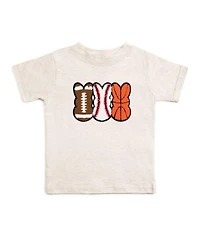 Sweet Wink Little Boys Sports Peeps Patch Easter Short Sleeve T-Shirt