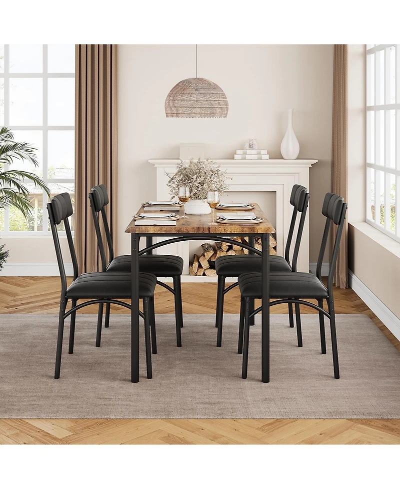 Gaomon Kitchen Table Dining Table Set for Kitchen Table for Dining Room, Home Office
