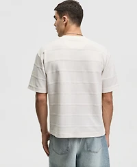 Mode of One Men's Relaxed-Fit Ottoman Mesh T-Shirt, Macy's Exclusive