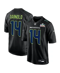 Nike Men's Sam Darnold Black Seattle Seahawks Super Bowl Lx Fashion Game Jersey