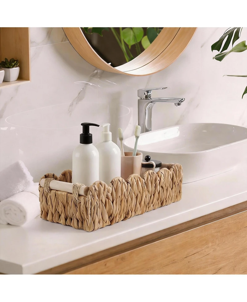 Yigii Handcrafted Wicker Storage Basket