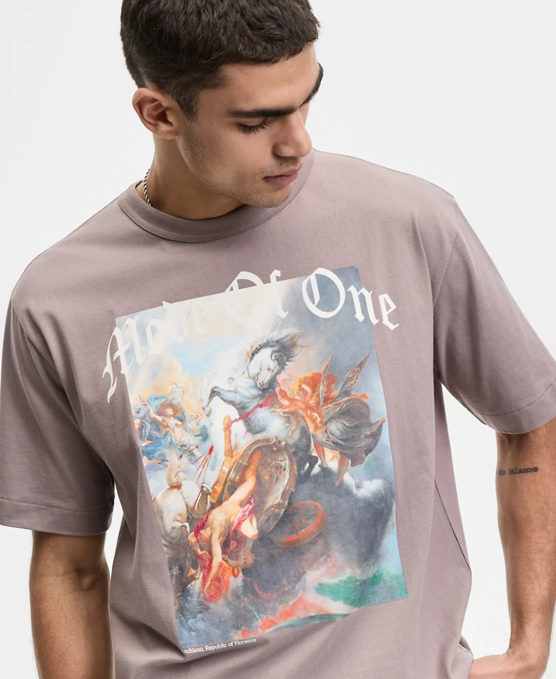 Mode of One Men's Relaxed-Fit Florence Graphic T-Shirt, Macy's Exclusive