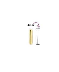 Bling Jewelry Abc Minimalist Yellow 14K Gold Capital Block Alphabet Letter Initial Stud Earrings Safety Ball Screwback Posts