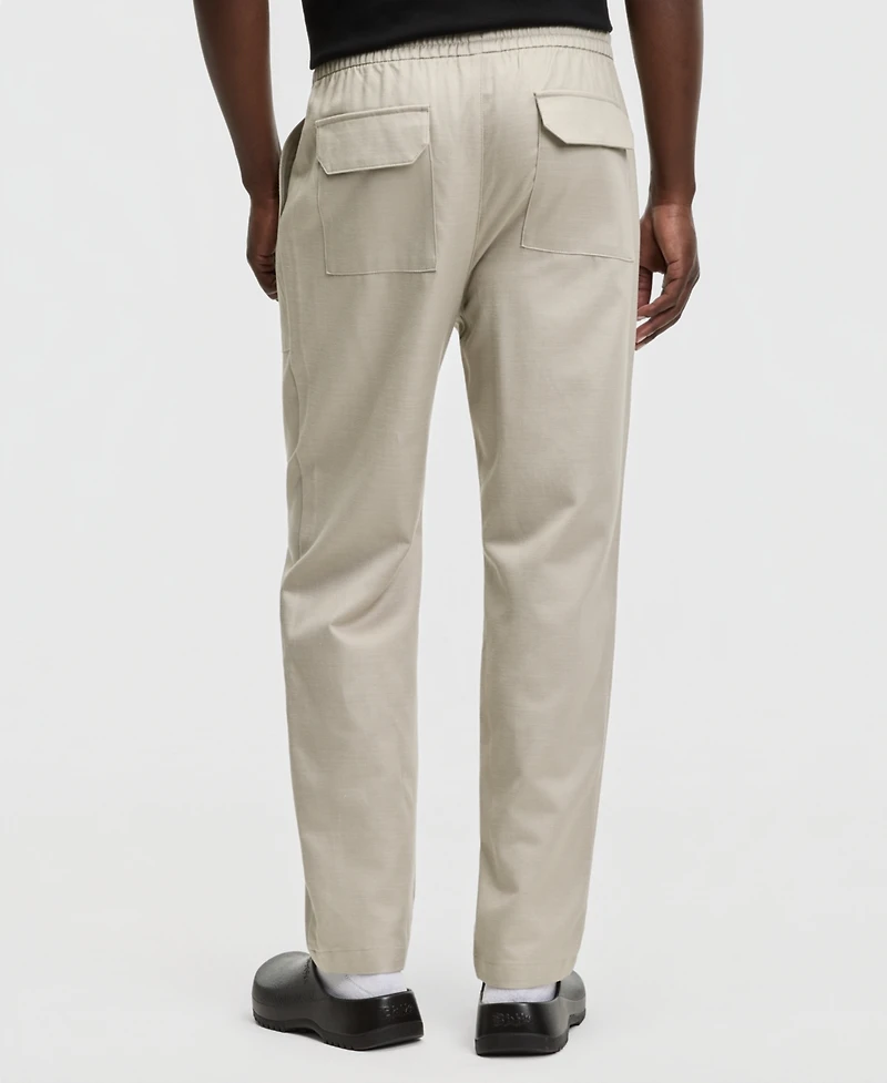 Mode of One Men's Relaxed-Fit Twill Utility Pants, Macy's Exclusive