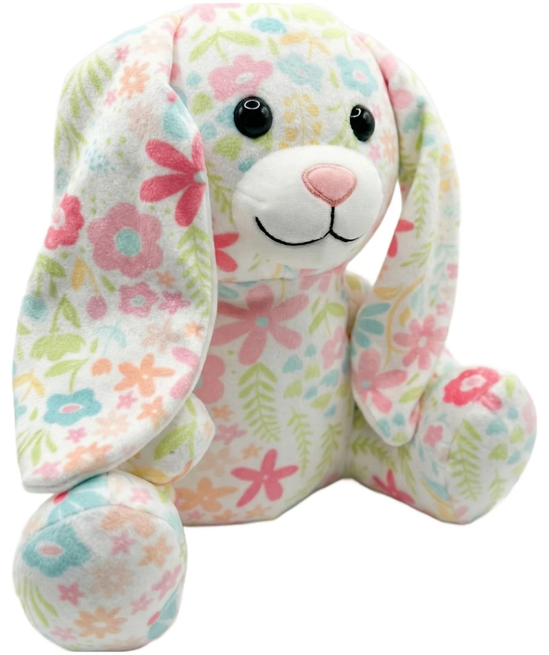 Wild Hippo Bunny Prints Plush Easter Bunny