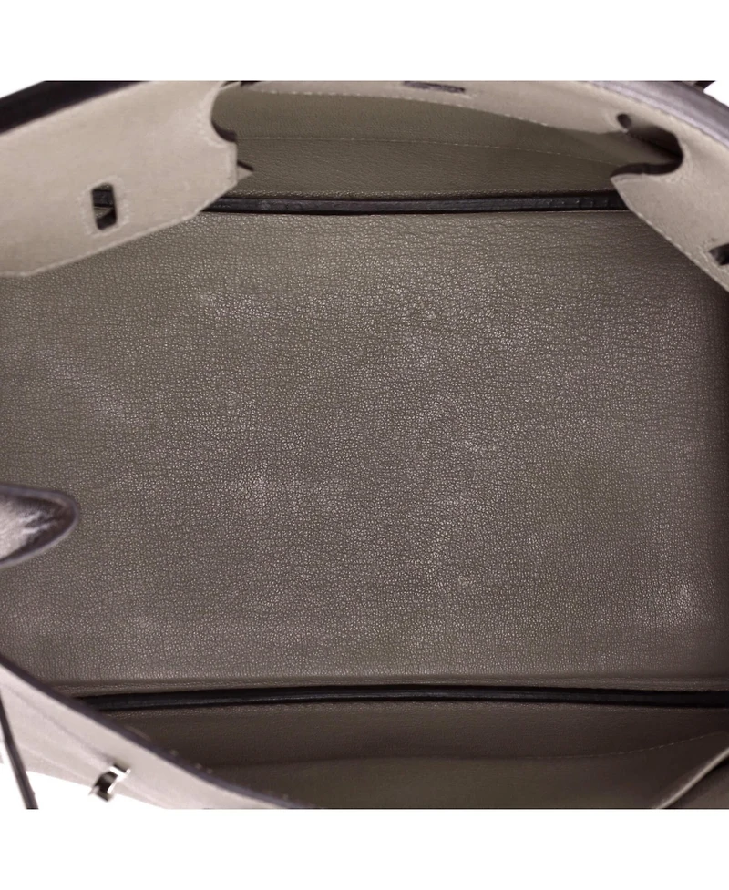 Pre-Owned HERMES Birkin 30 Handbag Epsom with Palladium Hardware