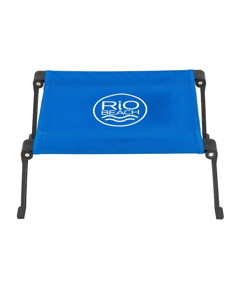 Rio Beach 1 x 1 x 1 ft Blue Ultra Compact Fabric Folding Table