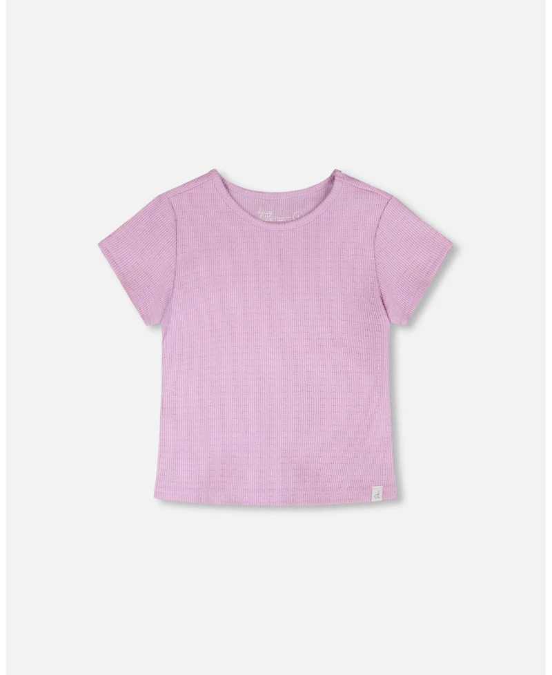 Deux par Deux Baby Girls Crinkle Jersey T-Shirt