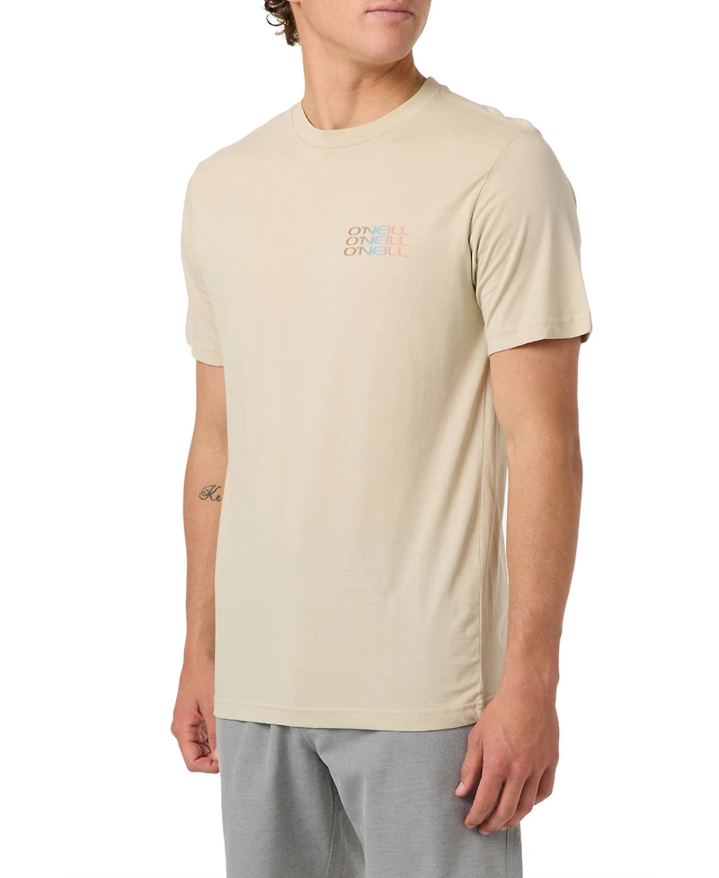 O'Neill Men's Triple Stack Short-Sleeve T-Shirt