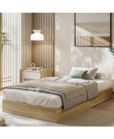 Gaomon Twin Xl Wood Platform Bed Frame Wooden Bed Frame Without Headboard Wood Slat Support Easy Assembly Pine