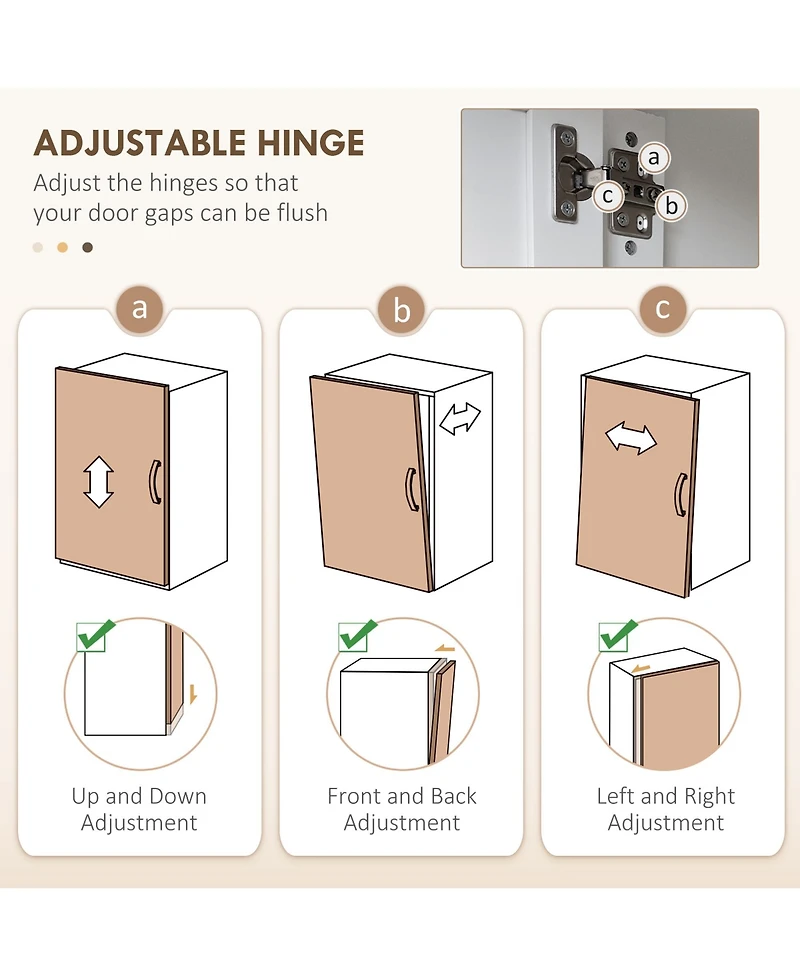 Homcom 71" Tall Kitchen Pantry Storage Cabinet with Microwave Sd,