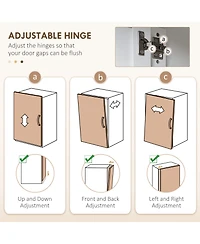 Homcom 71" Tall Kitchen Pantry Storage Cabinet with Microwave Sd,