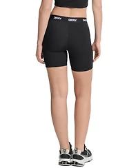 Dkny Women's Balance Compression Super High-Rise 6 Bike Shorts