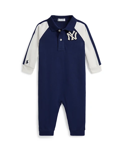 Polo Ralph Lauren Baby Boys' Yankees Collar Coverall