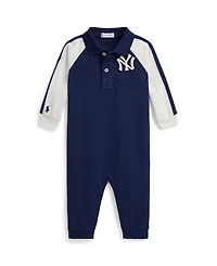 Polo Ralph Lauren Baby Boys' Yankees Collar Coverall