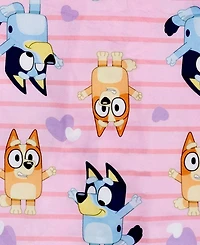 Bluey Girls' 4-10 Hearts Top and Pants, 2-Piece Pajama Set