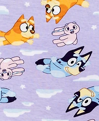 Bluey Girls' Toddler 2T-4T Dream Printed Top and Pants, 2-Piece Pajama Set