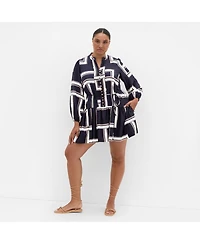 City Chic Plus Laurie Print Mini Dress