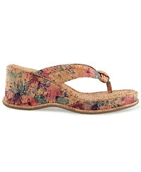 Kenneth Cole Reaction Women's Rixton Wedge Thong Sandals