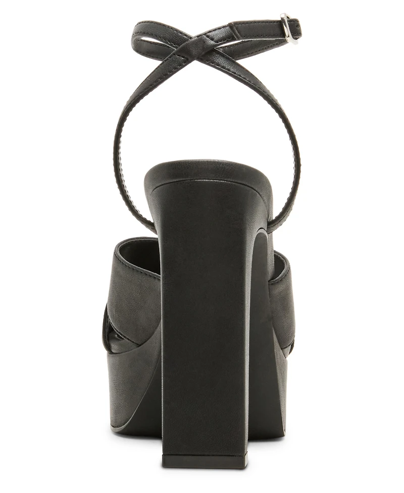 Madden Girl Women's Amber Round Toe Platform Dress Sandals