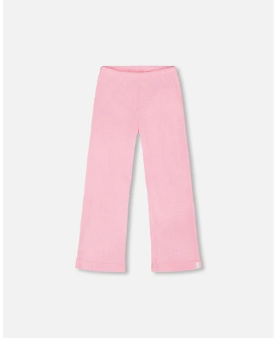 Deux par Baby Girls Crinkle Jersey Leggings Pink