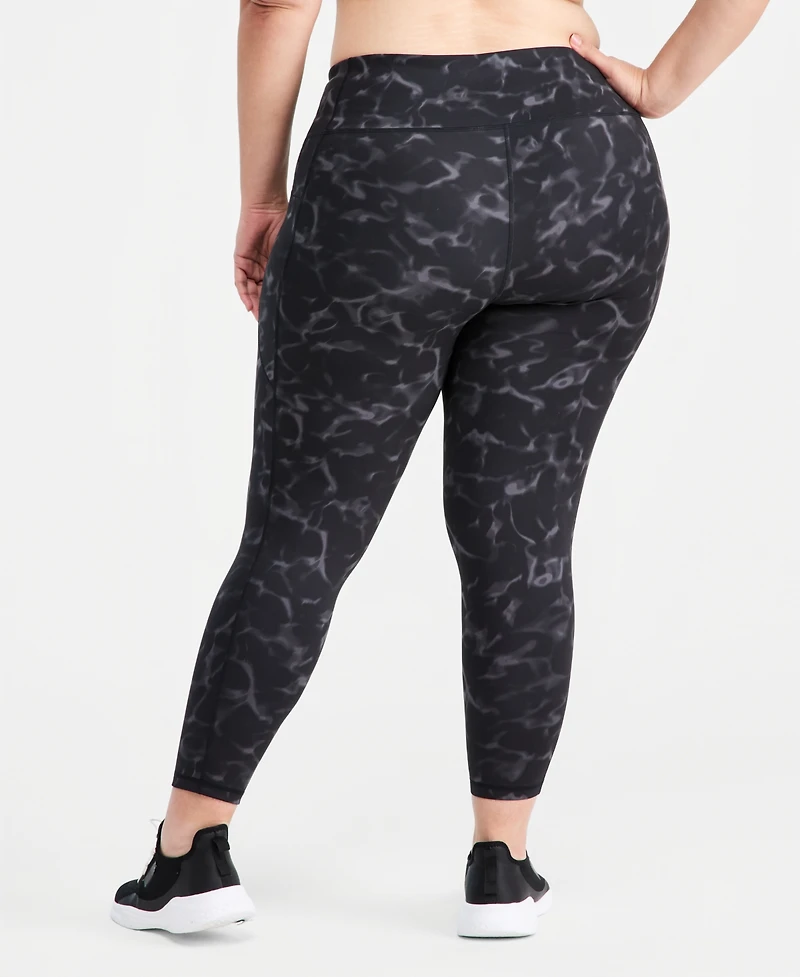 Id Ideology Plus Marina Ankle-Length Compression Leggings, Macy's Exclusive